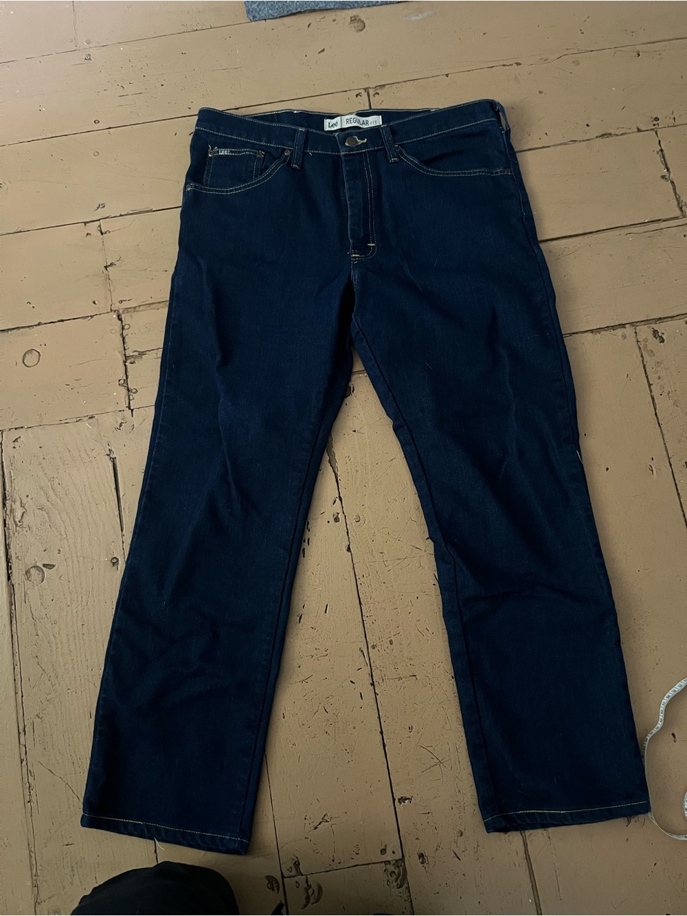 Lee Men’s Straight Jeans in Deep Indigo